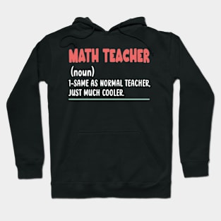 FUNNY MATH TEACHER Hoodie